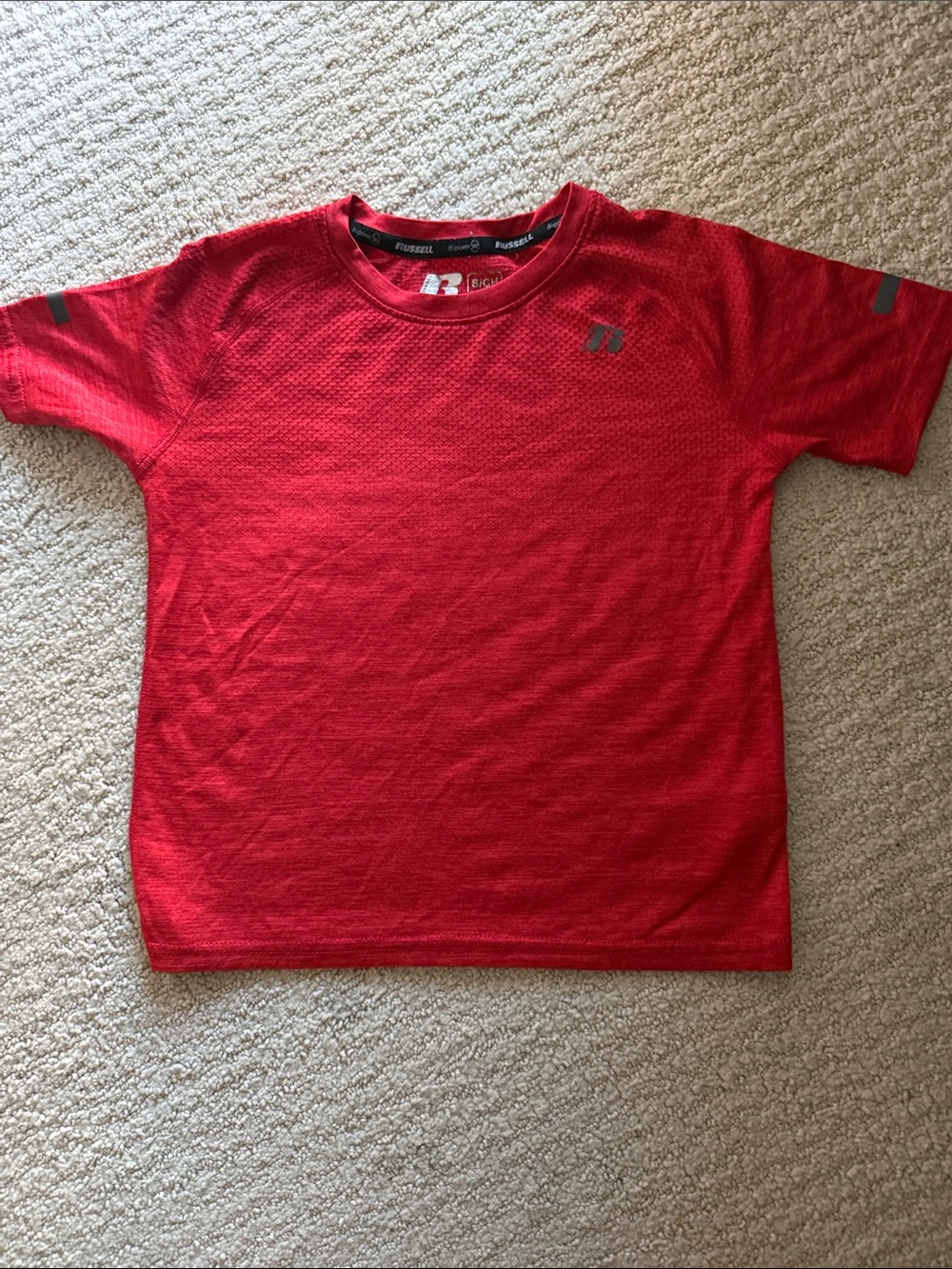 Russell Athletic Red Short-Sleeve Performance Tee